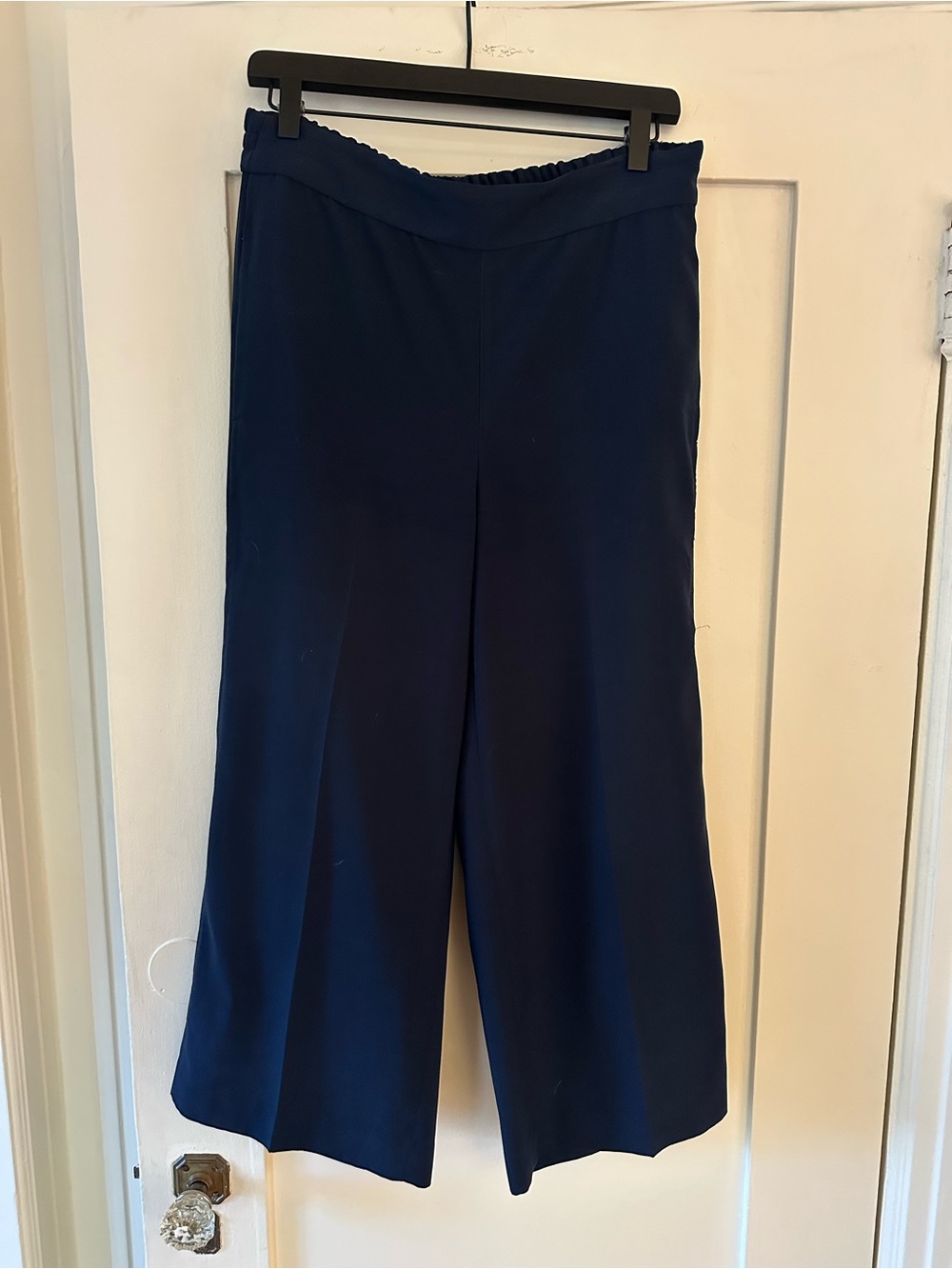 Madewell Navy Elastic-Waist Trousers